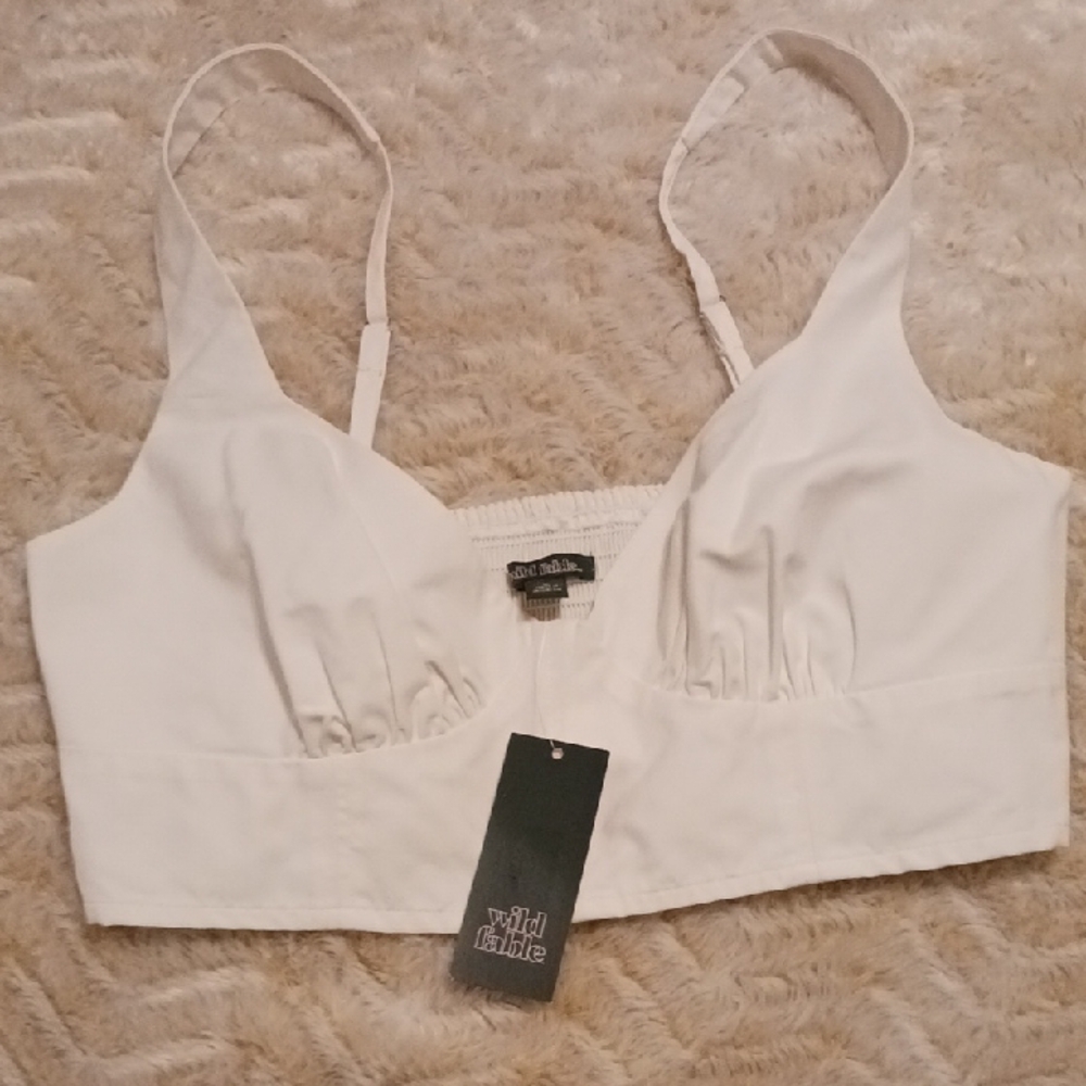 Wild Fable White Bralette